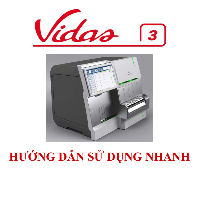 HDSD máy VIDAS 3